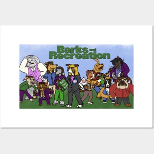 Barks and Recreation Posters and Art